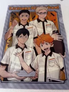 【未使用】ハイキュー×ココス　クリアファイル烏野