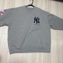 New York Yankees スウェット トレーナー グレー
