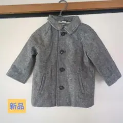 ☆新品・未使用品☆　Ｈ＆Ｍ　 グレー コート　12-18Мのサムネイル