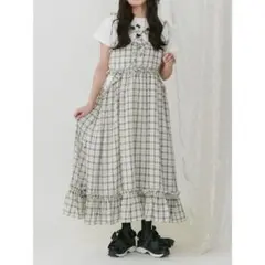 ドット loin nuit tuck volume cami onepiece - メルカリ