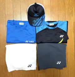 YONEX・ミズノ　スポーツウェア 5点セット