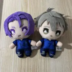 ブルーロック 凪 玲王 ぬいぐるみ キーホルダー 2個セット