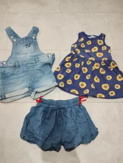 サロペット　ワンピース　ズボン