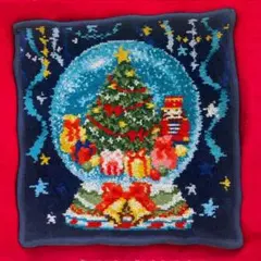 フェイラー　スノーグローブ　ハンカチ　クリスマス　ホリデー　スノードム