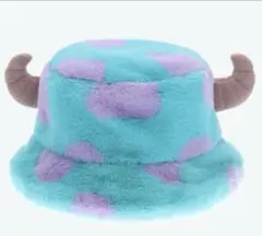 １回着用　ディズニーリゾート　サリーバケハ　帽子　モコモコ　美品