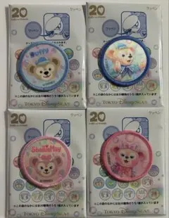 ダッフィー シェリーメイ　ワッペン　セット