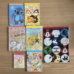 Disney ディズニー メモ帳 ６冊セット