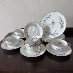 ライヒェンバッハ 花柄 ティーセット ティーポット カップ ソーサー