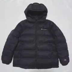【美品】Champion ダウンジャケット チャコールグレー L