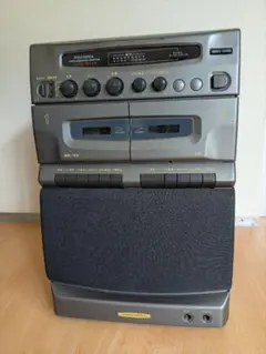 コロンビア （デノン）GPK-W110 　ダブルカセットテープカラオケ　取説付きのサムネイル