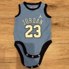 ジョーダン 23 番 水色ロンパース