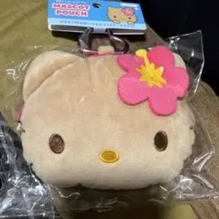 日焼けキティ マスコットポーチ