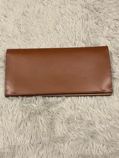 Anycool 栃木レザー 二つ折り長財布 本革 ブラウン
