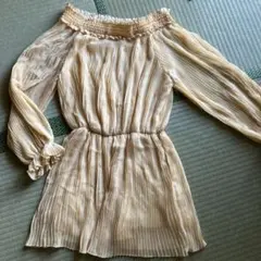 CECIL マクビー　ベージュ チュニック Mサイズ 五分袖