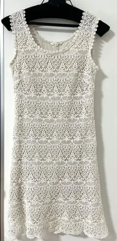 結婚式　お呼ばれ　LEST ROSE レースワンピース