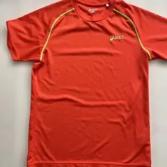 asics EZ1924 オレンジ Tシャツ Mサイズ