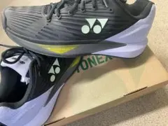 YONEX テニスシューズ ブラック/ホワイト/イエロー
