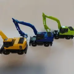 トミカ コマツ油圧ショベルPW200 3台セット