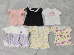 ベビー用 夏用 半袖シャツ・ノースリーブ 90-95cm 6枚セット まとめ売り