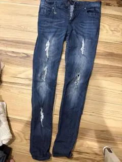 Rady ダメージ加工 デニムパンツ インディゴのサムネイル