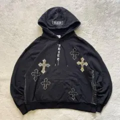 NY Bellamote ニューヨークベラモンテ パーカー黒 ちゃを ニット着用