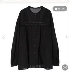 アースミュージック&エコロジー ブラウス　黒