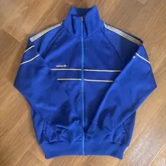 adidas アディダス 70s〜80s 西ドイツ デサント青 M〜Lサイズ - メルカリ
