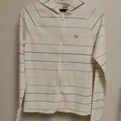 OP ラッシュガード ホワイトストライプ　オーシャンパシフィック　L　細身