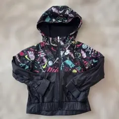 Nike フード付きジャケット 100cm~ ブラック/マルチカラー