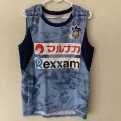 カマタマーレ讃岐　ノースリーブシャツ M 水色・紺