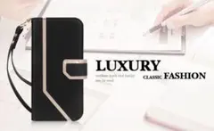 iPhone 14 ケース 手帳型 6.1インチ ブラック カード収納