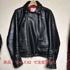 美品 Lewis Leathers 402T ダブルライダースジャケット 42 - メルカリ