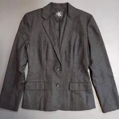 【カルバンクライン】CK テーラードジャケット (4) ダークグレー シングル