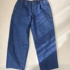 デニムブルー ワイドパンツ サンタクルーズ