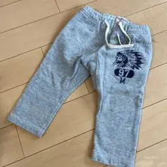 Blue Stock DENIM DUNGAREE グレー ボトムス 90センチ