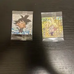 ドラゴンボール 超戦士シールウエハース　SEC 孫悟空　孫悟飯