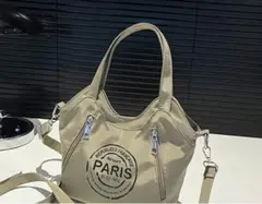 PARISロゴ ナイロントートーバッグ