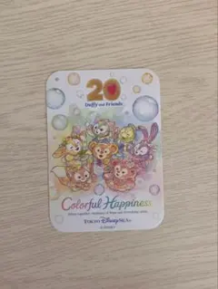 ディズニー ダッフィーフレンズ20周年シール