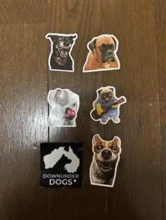 DOWNUNDER DOGS ステッカー 6枚セット