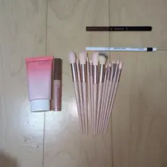 メイクブラシセット＋コスメまとめ売り