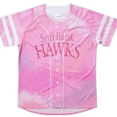 y*m様 福岡ソフトバンクホークス ピンクフルデー レプリカ ユニフォーム Lサ