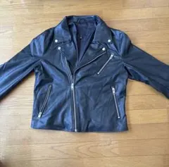 H&M ダブルライダース L ブラック Schott 36 レザージャケット