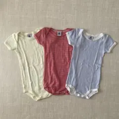PETIT BATEAU プチバトー ボディスーツ 12m/74cm まとめ売り