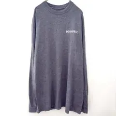 DC SHOES ボーダー柄 長袖 Tシャツ ロンT 【L】 グレー メンズのサムネイル