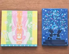 【非売品】ディズニーウォッシュタオル(2枚セット ミッキー)