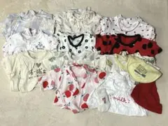 【11点】60〜70サイズ、半袖ロンパース