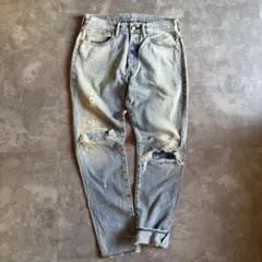 リーバイス 501CT ストレート W32 L34 グランジ フェード ダメージ