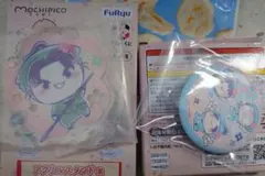 フリューくじ 忍たま乱太郎 アクリルスタンド 潮江文次郎　缶バッジ　1年生