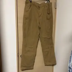 ユニクロ　ペインターパンツ　ダブルニー　457928 XL 34ブラウン