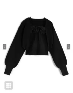 GRL ファーキャミソール✕ボレロニットアンサンブル［an1918］